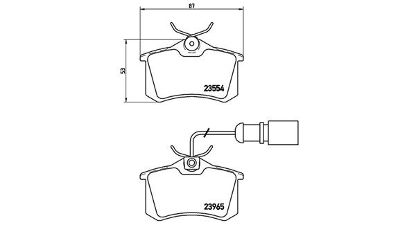 MAGNETI MARELLI Piduriklotsi komplekt,ketaspidur 363700485058